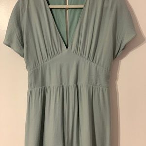 Worn Once! Blue Flowy Jumpsuit